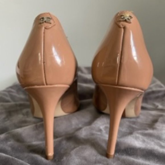 Sam Edelman Danna Beige Pointed Pumps - 6.5 - Picture 6 of 8